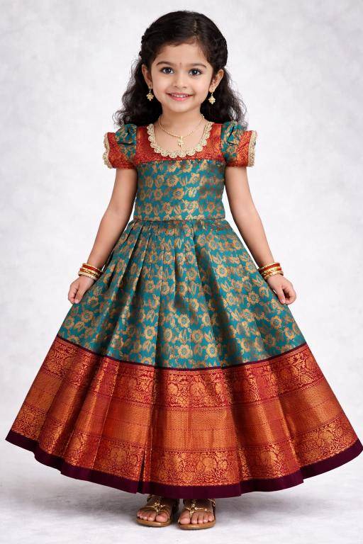 kids gown silk Best kids wear manufacturers in Bangalore
